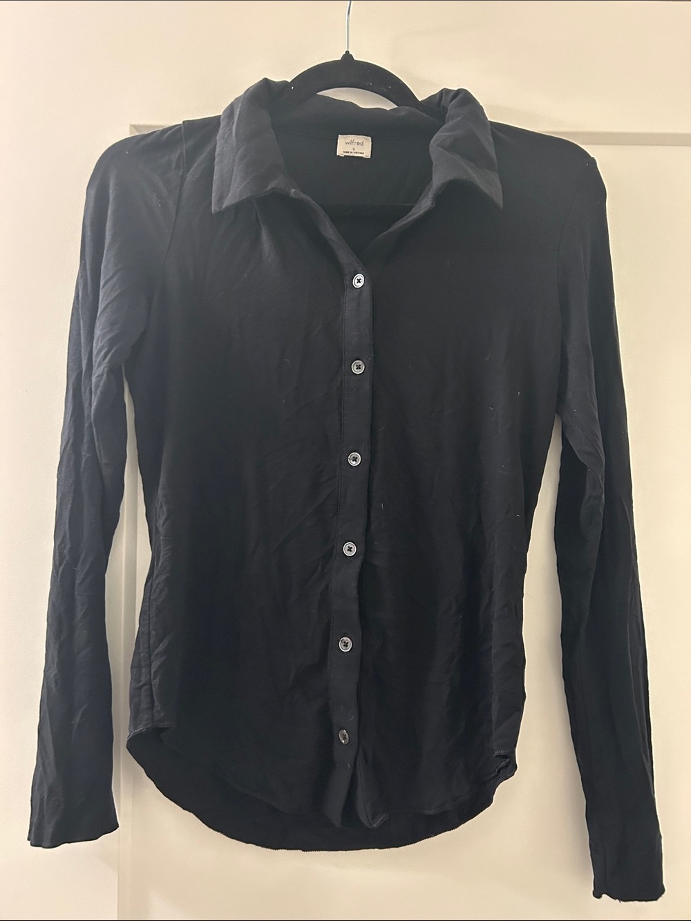 Wilfred Classic Black Shirt